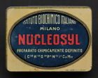 Antica Scatola Latta Pubblicità Farmacia Medicina NUCLEOSYL - Milano