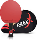 DRAXX PRO CARBON Racchetta Da Ping Pong | 5 Stelle | Professionale per Allenamen