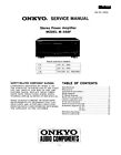 Service Manual-Anleitung für Onkyo M-588 F