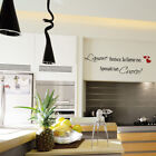 adesivo murale wall stickers frase adesivi cucina home cuoco amore cuore a0128