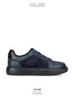 4US PACIOTTI SNEAKER  PELLE/CAMOSCIO BLU