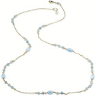 COLLANA SOVRANI CRYSTAL MAGIQUE CON GIADA ACQUAMARINA -  J9043