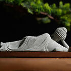 Zen Buddha Statue Feng Shui Sleeping Fish Tank Decor Aquarium Ornament