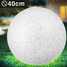 Lampada Sfera Giardino 40cm Luce Illuminazione Esterno Attacc E27 Effetto Pietra