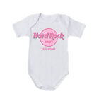 Body Personalizzato Hard Rock Baby Nome Citta idea regalo bimbo/a neonato cotone