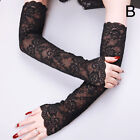 Women s Elegant Long Lace Gloves Fancy Dress Opera Evening Wedding Party Mittens