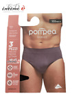 SET 3 SLIP MICROFIBRA POMPEA ANTIBATTERICO ANATOMICO SEAMLESS ELASTICIZZATO