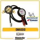 PISTOLA GONFIAGGIO PROFESSIONALE SCHRADER BY MICHELIN MANOMETRO PNEUMATICI GOMME