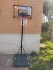 Yaheetech Canestro Basket Esterno Interno Camera Portatile con Colonna Tabellone