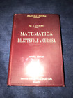 MATEMATICA DILETTEVOLE E CURIOSA - GHERSI - HOEPLI 1921 - OTTIMO