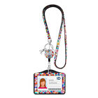 Rhinestone Retractable Lanyards Personalised Neck Strap ID Holder Safety Clip