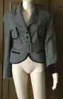 Elegant jacket Stefanel Woman, brown color, size IT 46 DE 42 US 12 GB 14, lined