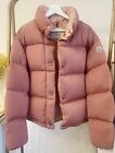 Piumino da donna Moncler Caille Pink Glitter