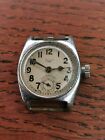 WWII Era Limit Mens Waterproof Military Watch, Ticking, for Restoration #L353