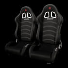 Pair of KEHALA Racing/Bucket Reclining Seats - Black