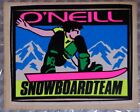 Adesivo Sticker 4R vinile O Neill Snowboard Team 12 x 9,5 cm sagomato anni  80