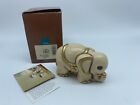 Thun . Presepe Classico  Elefante, champagne. Lunghezza 10 cm. Raro.