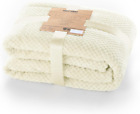 Henry - Coperta in Microfibra, Pile Morbido, Tessuto, Crema (Cream), 70 X 150 Cm