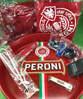 Birra Peroni Vassoio + maglia donna + 6 gadget + grembiule bar.