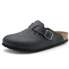 Scarpe Birkenstock Boston Pelle oliata 0059463 Nero