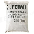 Graniglia sacco da 25 Kg di corindone grana 80 per sabbiatrice Fervi 0582/80