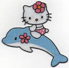 PATCH RICAMO TOPPA HELLO KITTY SUL DELFINO