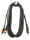 Cavo Adattatore Mini Jack Stereo 3,5 mm - 2 Rca 3 metri Strix Quiklok 3.5 2RCA