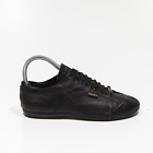 PRADA Sneaker Trainers Black Leather Womens UK 4.5