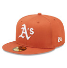 New Era 59Fifty Oakland Athletics Cap - League Essential - Brown Size: 7 7/8