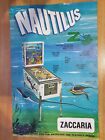 PUBBLICITA  ADVERTISING NAUTILUS PINBALL - ZACCARIA - ARCADE