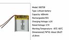 Batteria 582728 3,7V 400mAh ricaricabile Li-Po Polimeri Litio Battery 2 fili