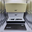 Montblanc Meisterstuck Classique Black & Platinum Trim Ballpoint Pen