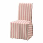 IKEA HENRIKSDAL chair cover long Mobacka red/beige (NEW)