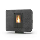 Stufa a pellet THERMOROSSI SLIMQUADRO 11 STYLE CRISTALLO 11.9 KW - Mail x sconto