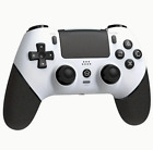 Controller PS4 Joystick compatibile Joypad Wireless Dualshock + Cavo Bianco