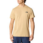 The North Face T-Shirt da Uomo Simple Dome Beige Codice NF0A2TX5LK5 - 9M