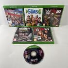 Xbox One 6 x Games Bundle | WWE 2K18 20 Battle Grounds / Sims 4 / COD WW2 / Halo