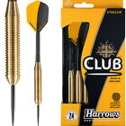 Set di freccette in ottone Harrows Club 18 g - 28 g punta in acciaio con valo...