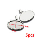 Round Square Cabochon Pendant Base Bezel Trays Cups Blank Settings For Jewelry