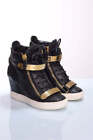 GIUSEPPE ZANOTTI Sneakers Highsneaker schwarz gold Gr. 37