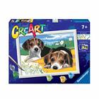 Ravensburger 28939 4 CreArt Serie D - Cuccioli Jack Russell, Dipingere (f4e)