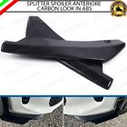 LAME SPOILER SOTTOPARAURTI SPLITTER ANTERIORE CARBON LOOK PER FIAT SEICENTO