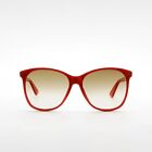 Gucci - Occhiali da sole in celluloide squadrati per donna - GG0024S BLU|ROSSO