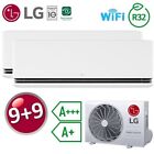 Climatizzatore 9000+9000 dual split LG Dualcool DELUXE WiFi Gold Fin A+++ / A+