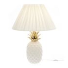 HERVIT ART. 28228 LAMPADA ANANAS GRES BIANCO 90CM