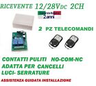 RICEVENTE RADIO UNIVERSALE PER CANCELLO RX RICEVITORE GARAGE