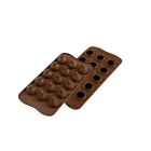 STAMPO IN SILICONE PER CIOCCOLATO CHOCO FLAME CIOCCOLATINI RIPIENI 3D SILIKOMART