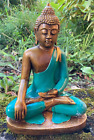 Statua Buddha Meditazione Resina