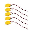 5x Batteria Bios Cr2032 Cmos Notebook Computer Laptop 3v 2pin Gialla_