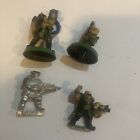 Warhammer 40k Catachan KarskinLieutenant Captain Imperial Guard Metal Lot X4